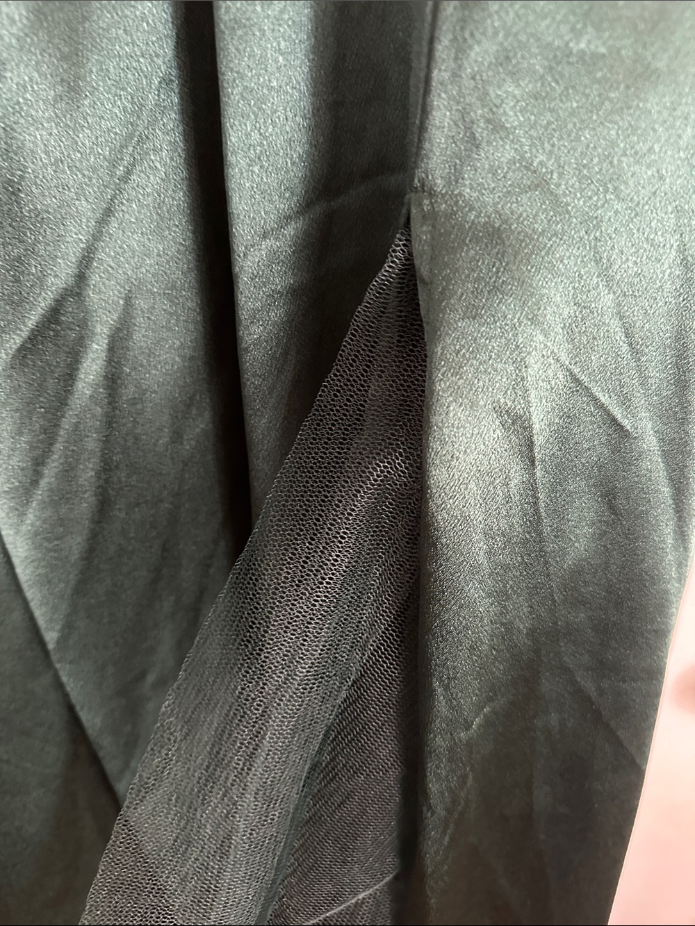 Lulus Hunter Green Floor Length Gown NWT - Picture 3 of 4